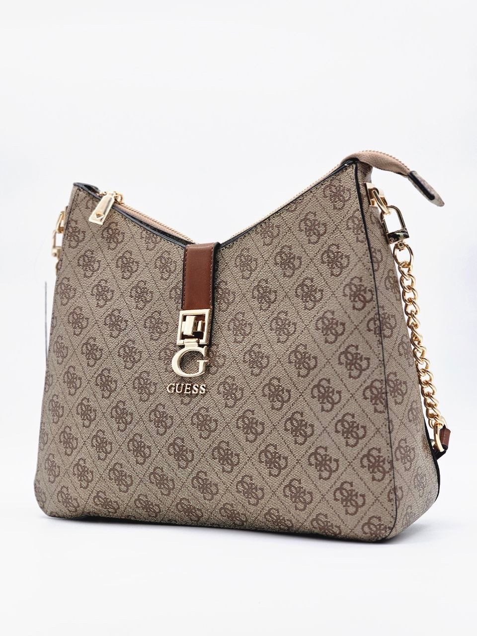 сумка guess бежевая,cумка guess,сумка на плечо guess,guess сумка на плечо zamira top zip shoulder bag,сумка женская guess hwesb839002 бежевая