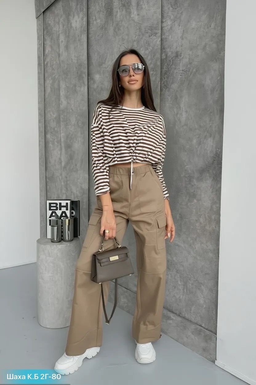 брюки женские карго,трикотажные брюки,брюках карго,костюм с кофтой