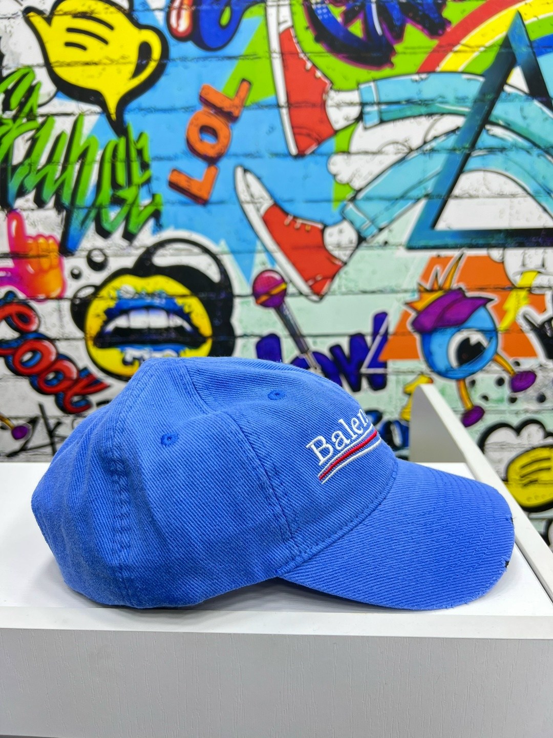 бейсболка balenciaga,кепка баленсиага синяя,кепка balenciaga,balenciaga cap,мужские бейсболки balenciaga