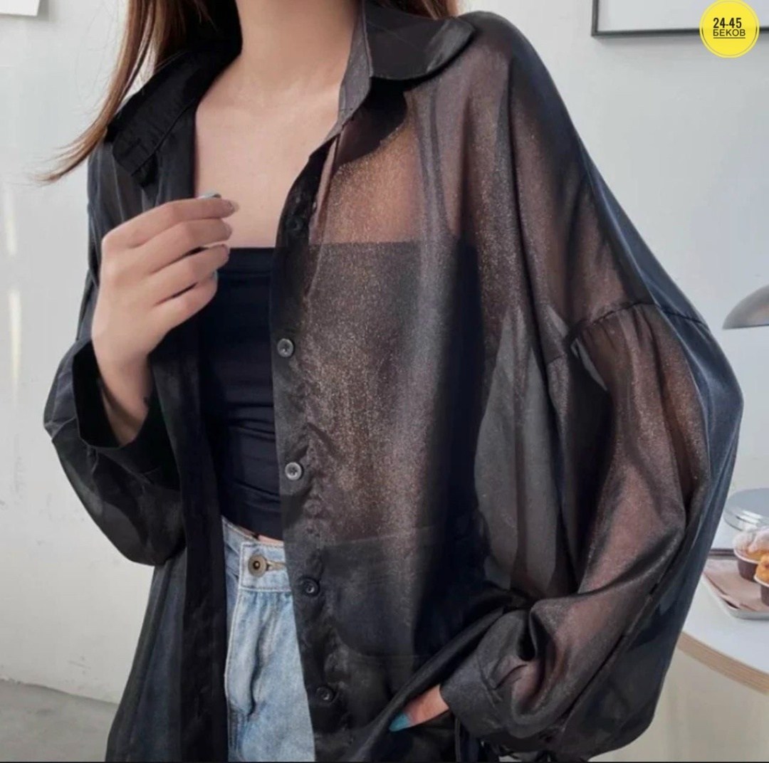 шифоновая женская рубашка,женская шифоновая рубашка с длинным рукавом,шифоновая рубашка,прозрачная рубашка,рубашка женская