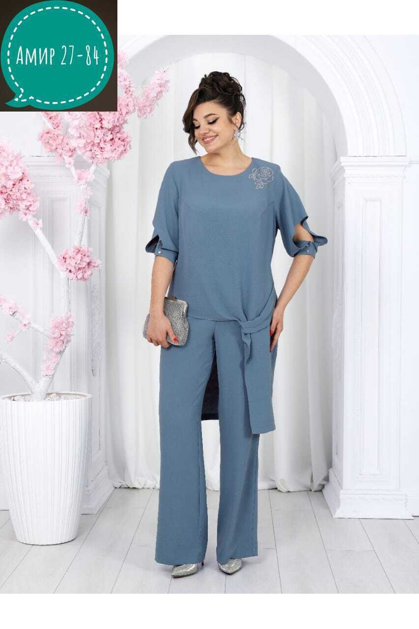 костюм/комплект ninele (нинель шик ) 7440 двойка морской размер 48-60,костюм брючный летний двойка,брючный комплект ninele 6050 василек,брючный костюм ninele арт: 6051,костюм/комплект ninele (нинель ш