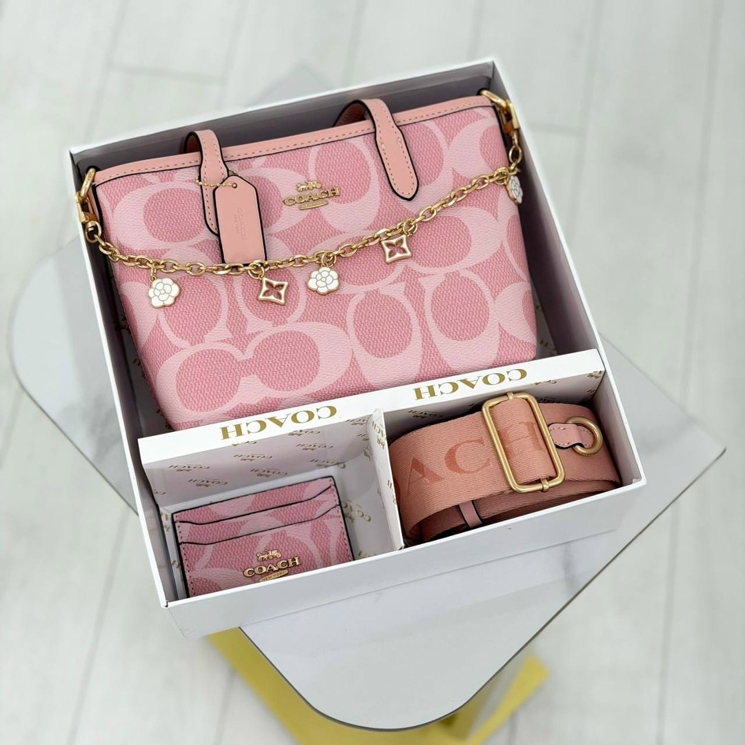 сумка coach,coach сумка шоппер,coach женская сумка,модная сумка,сумка coach розовая