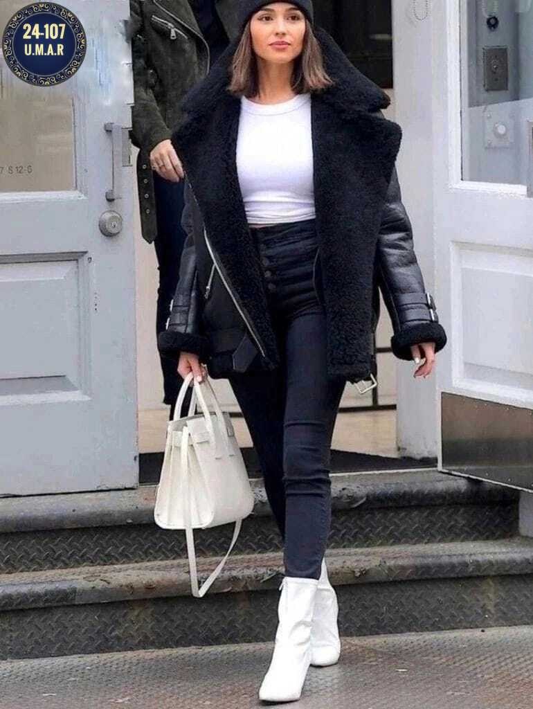 olivia culpo street fashion,дубленка авиатор женская спина,дубленка авиатор,дубленка авиатор женская,дубленка авиатор зара