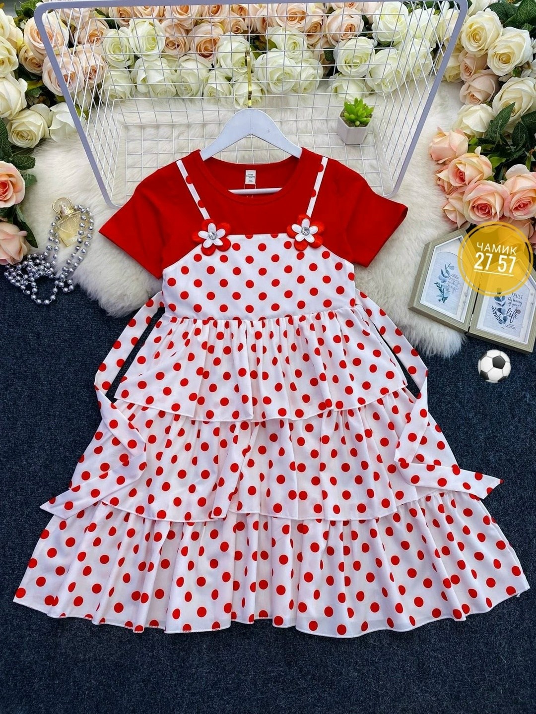 платья для девочек,детские платья для девочек,детская платье,платье детское красное в горошек,платья детское