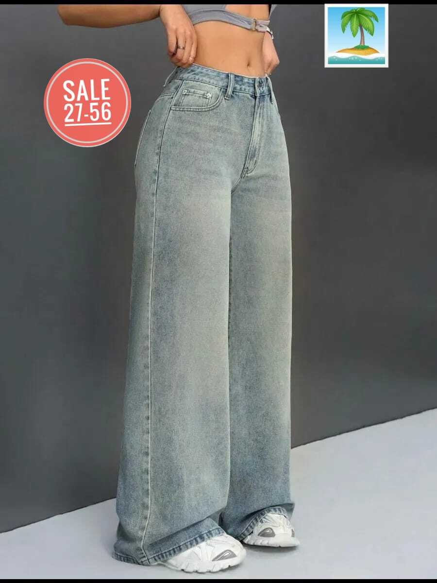 джинсы широкого кроя с высокой талией светло-голубые,джинсы широкие,широкие женские джинсы,джинсы палаццо цветные,широкие джинсы палаццо