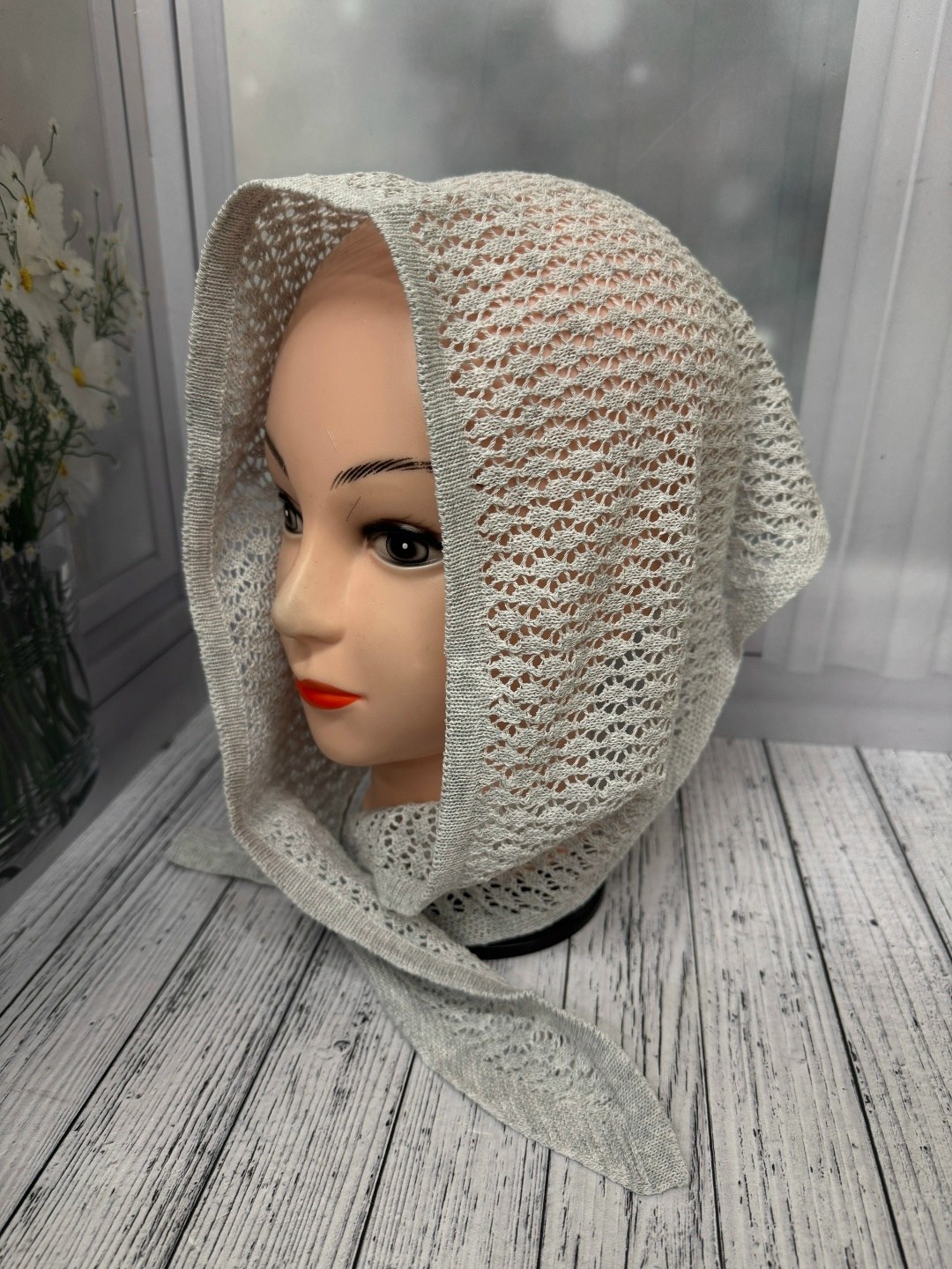 шапка для женщин,шапка платок,женская шапка,шарфы для женщин,ажурная косынка