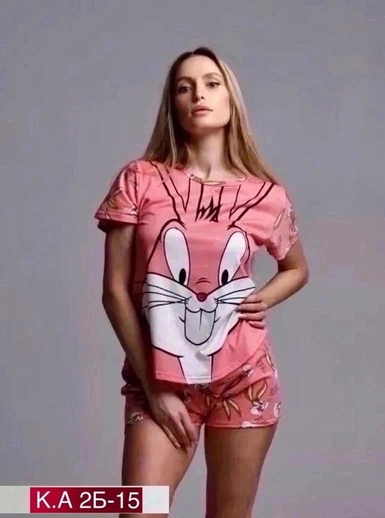 пижама найк женская,пижама заяц,пижама с багз банни женская,пижама женская,пижама женская модная