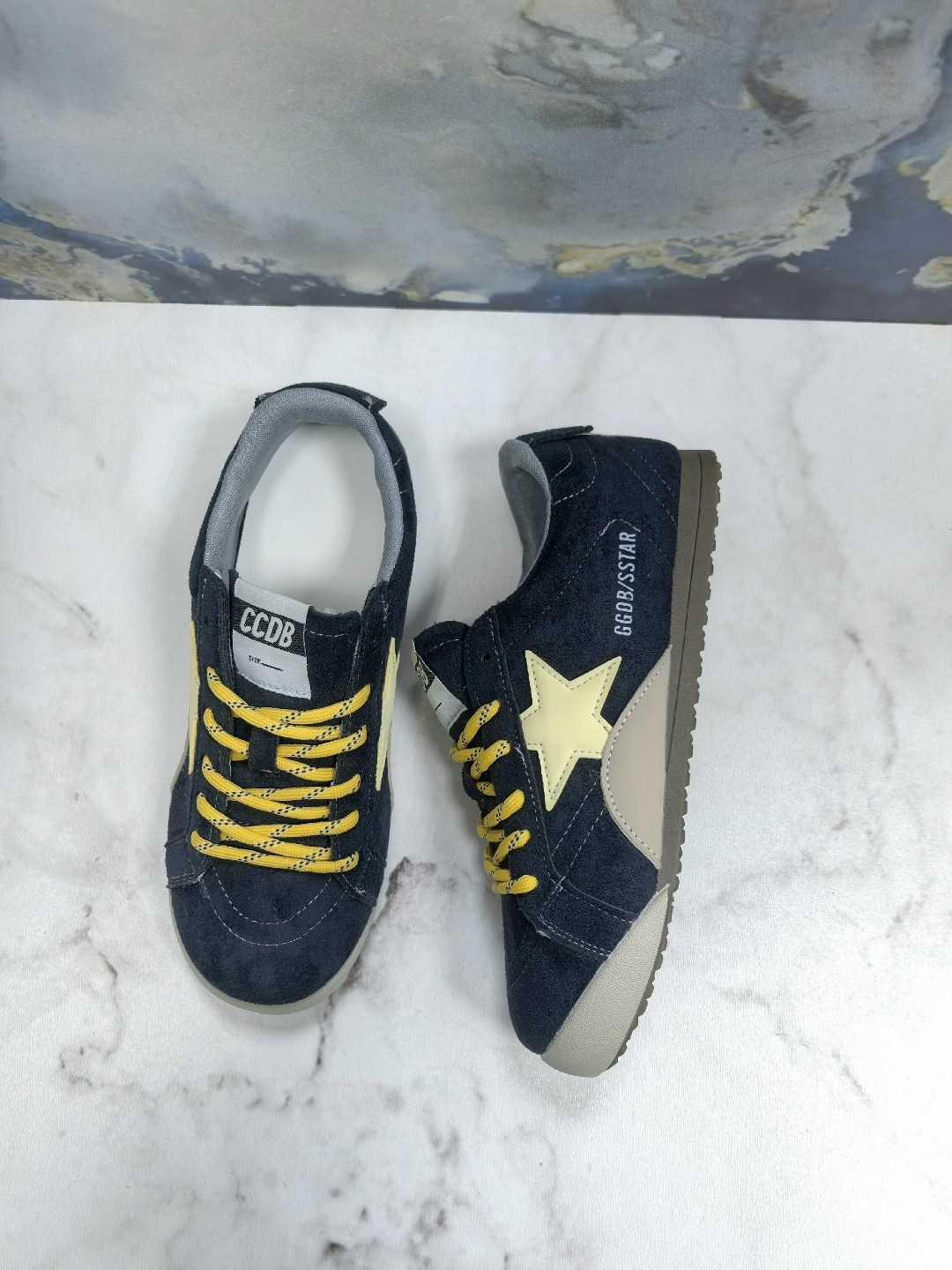 golden goose superstar кеды голубые,кроссовки golden goose,кроссовки golden goose superstar синий,,golden goose navy suede superstar sneakers