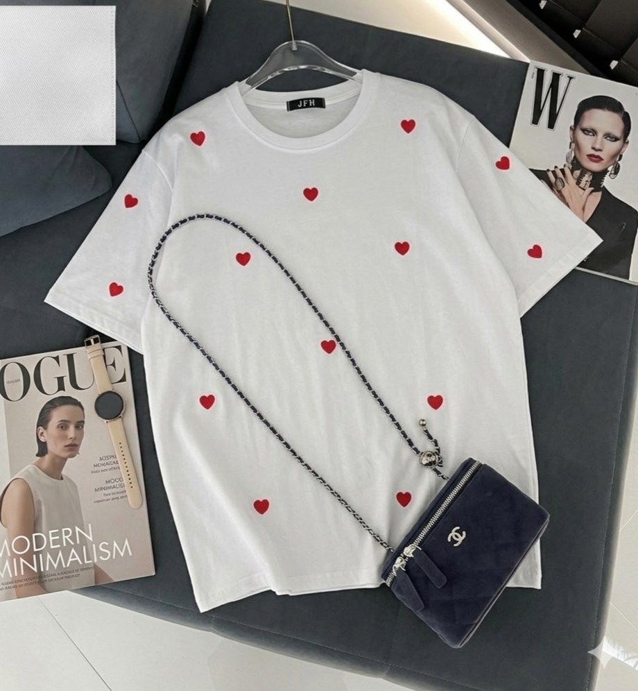 женская футболка,футболка с сердечками,футболки оверсайз женские,футболки оверсайз,белая футболка оверсайз