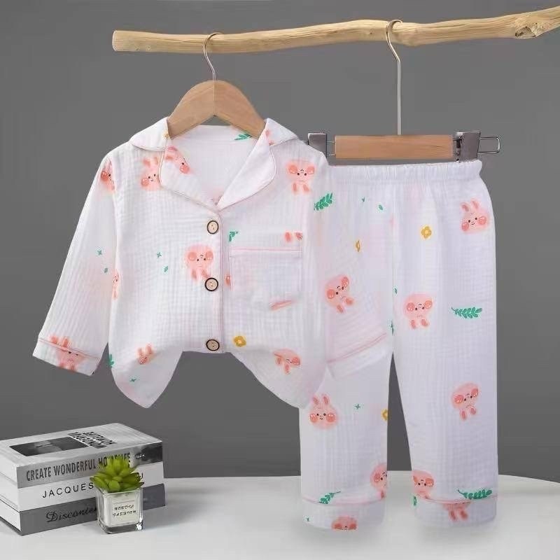 муслиновая пижама для детей,пижама для малыша,пижам,пижама детская,детская пижама из муслина