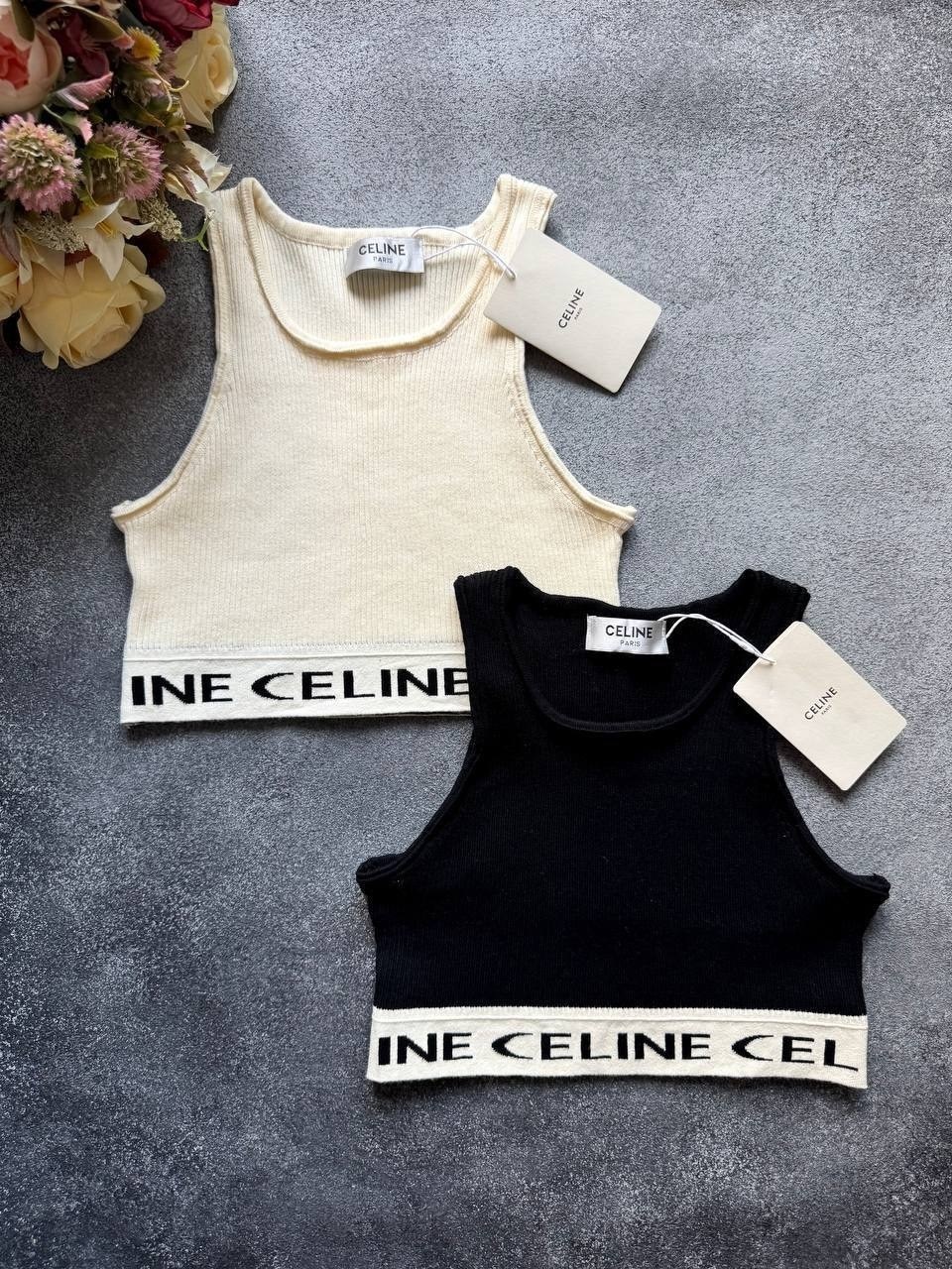 топ celine,женский кроп топ,кроп-топ celine 401723546,топ женский,кроп-топ celine бежевый