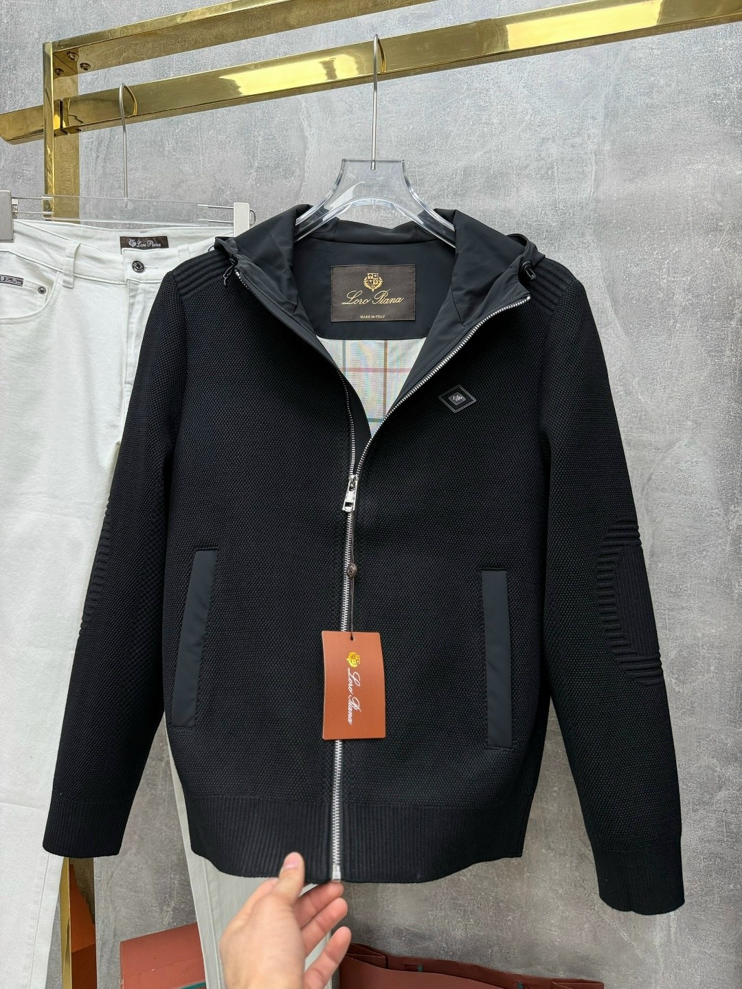 мужская кофта,мужская верхняя одежда,кофта с замком,спортивный костюм loro piana,мужская куртка с капюшоном