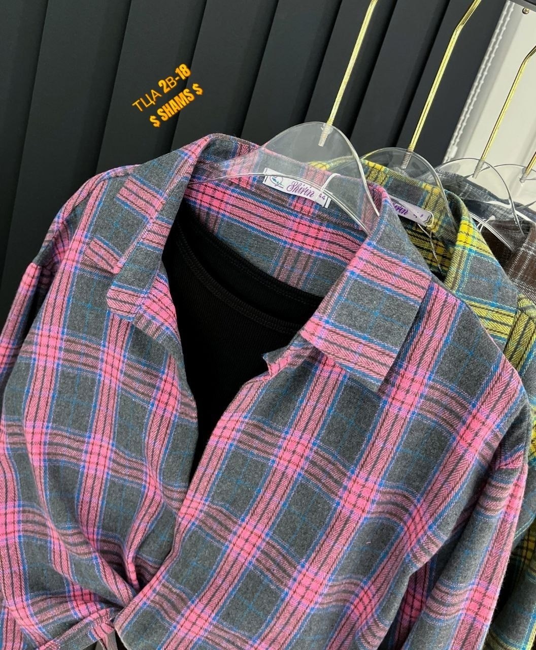 рубашка в клетку с майкой beststyle,рубашка в клетку,женская рубашка в клетку,рубашка в клетку оверсайз на кнопках,рубашка хлопок