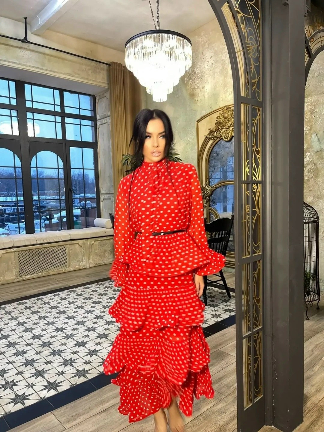 платья женские длинные,шифоновое платье,платье в горошек шифоновое,платье,стильное платье