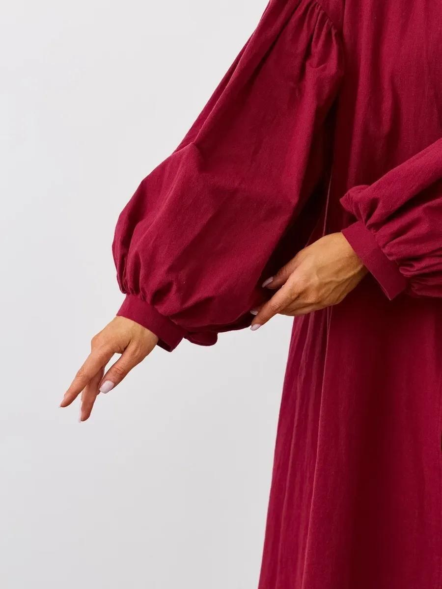 платье бордовое,платье,платье женское,платье кокон,платье женское бордовое