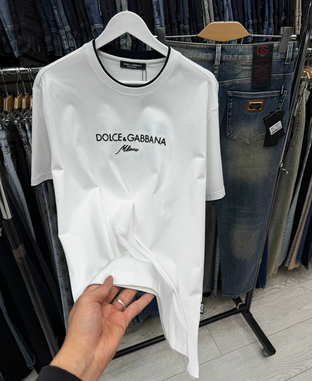 футболка мужская dolce & gabbana,футболка dolce & gabbana,мужская футболка dolce&gabbana d&g из хлопка,dolce gabbana мужские,футболка дольче габбана мужская