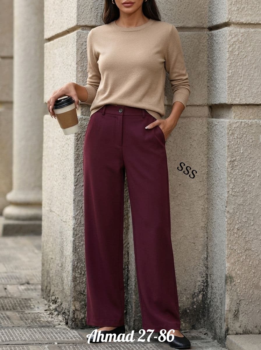 брюки палаццо классические,брюки палаццо,бордовые брюки,женские брюки,модные брюки