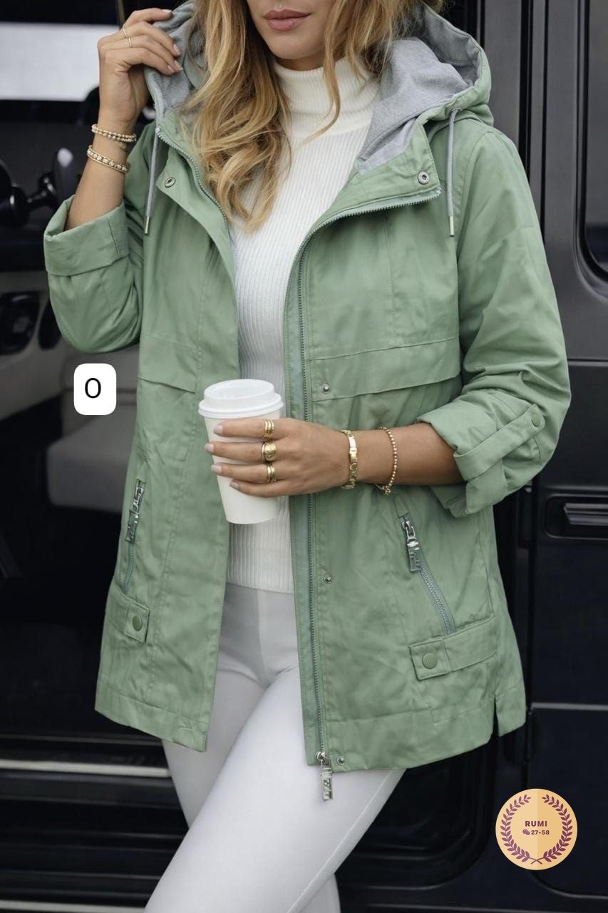 ветровка женская,куртка женская,стильная куртка,демисезонная женская куртка,ветровка удлиненная с капюшоном