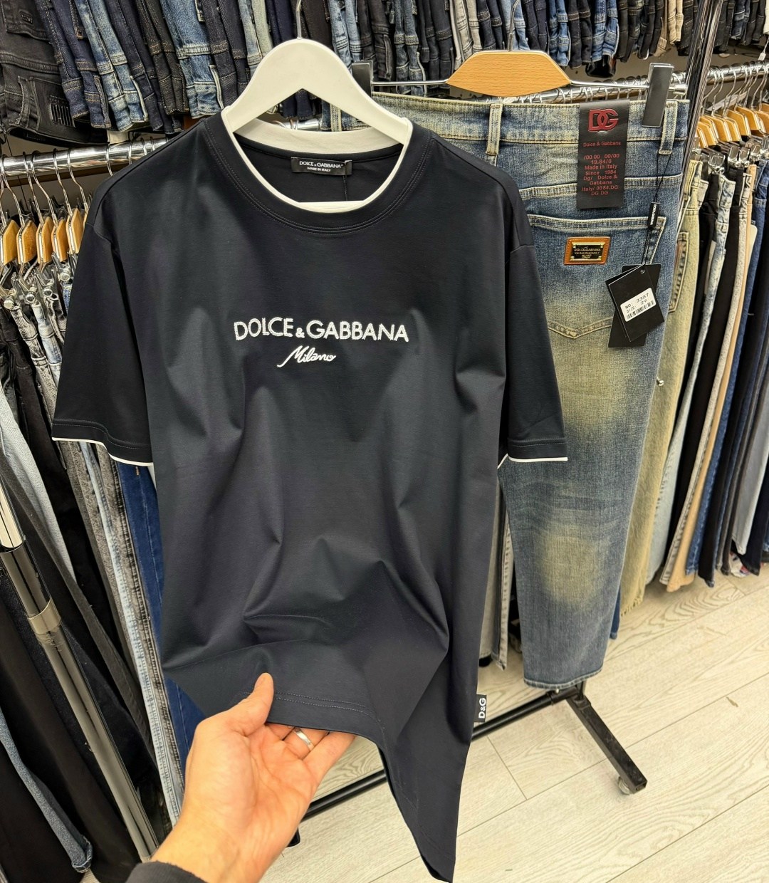 футболка мужская dolce & gabbana,футболка dolce & gabbana,мужская футболка dolce&gabbana d&g из хлопка,dolce gabbana мужские,футболка дольче габбана мужская