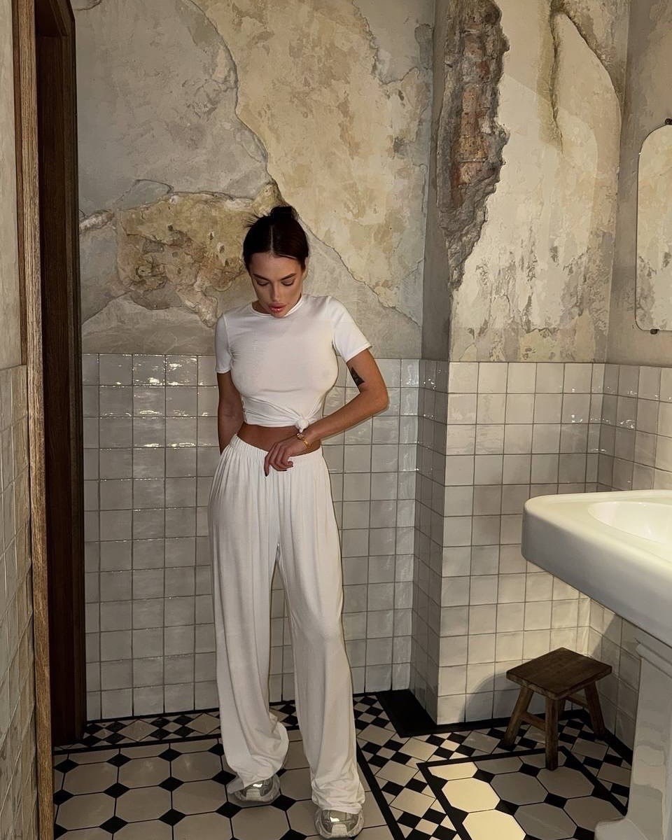 костюм женский с брюками палаццо,костюм с брюками палаццо,модные образы,модные наряды,костюм с брюками арт. 10312238