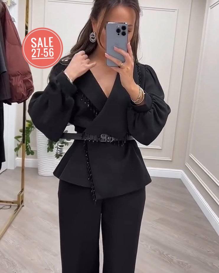 женский брючный костюм,брючный костюм,костюм брючный тройка женский черный,атласный брючный костюм женский,костюм женский стильный (костюмка армани)