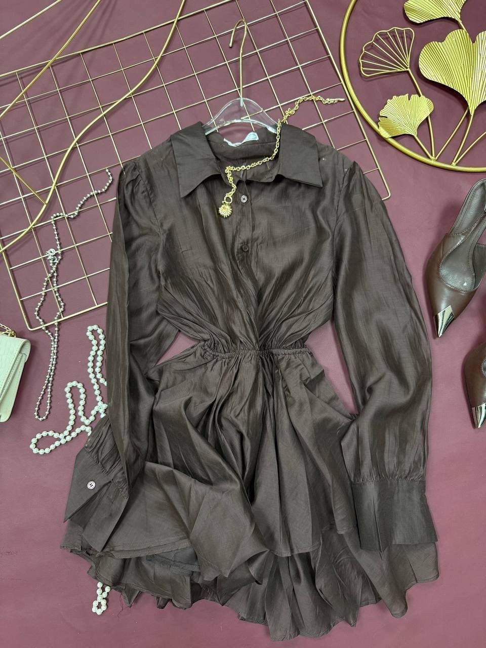 модное платье,платье с оборками,платья,стильные наряды