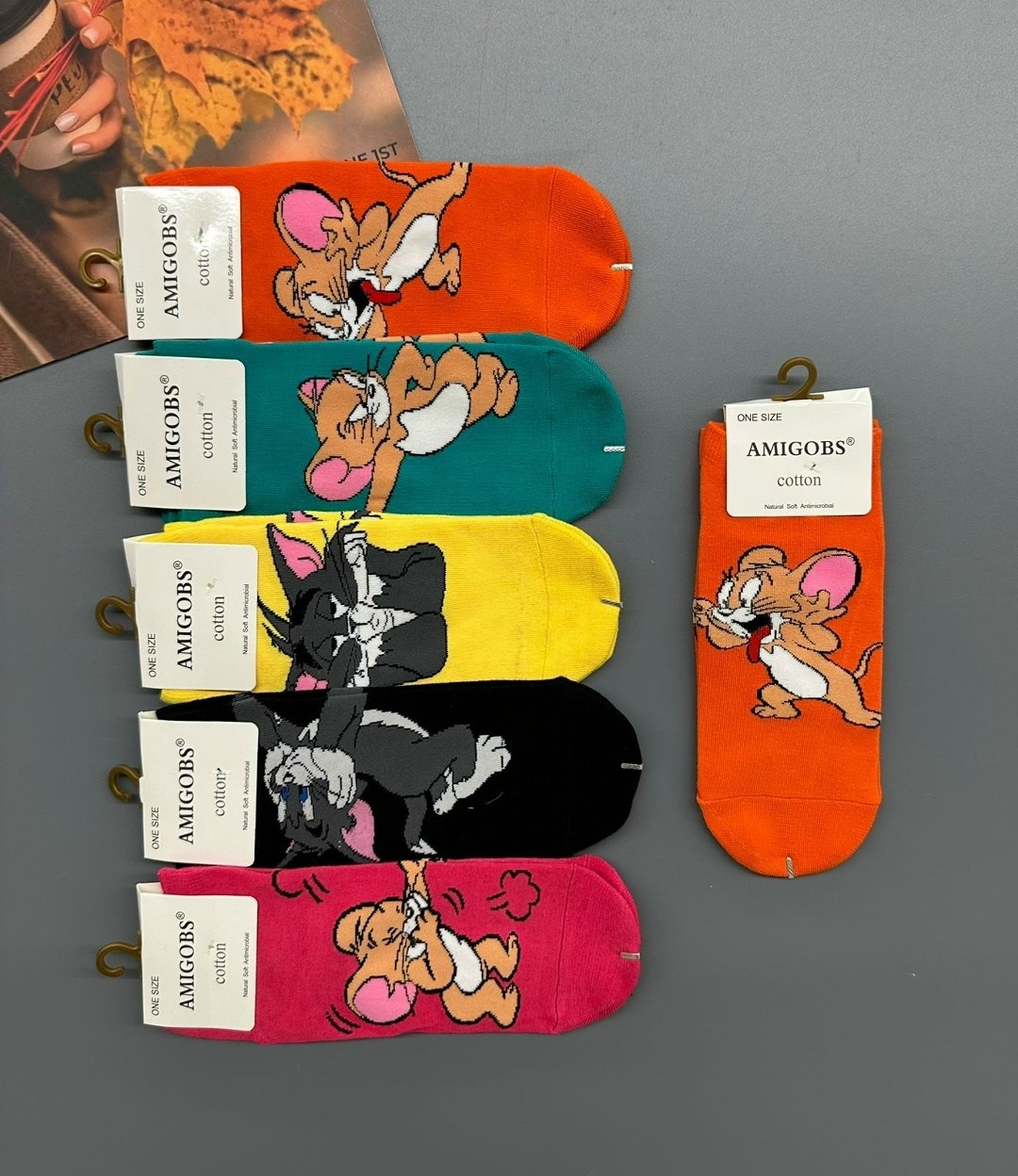 носки том и джерри,носки amigobs,комплект носки женские,женские носки,носки комплект