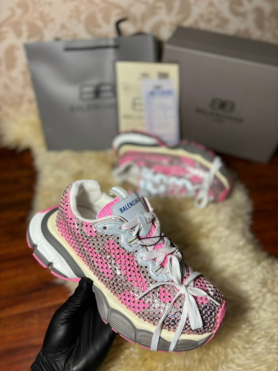 кроссовки женские balenciaga,женские кроссовки balenciaga 3xl серебристые с розовым,кроссовки balenciaga,женские кроссовки balenciaga 3xl,женские кроссовки balenciaga 3xl серебристые с розовым lm-1815