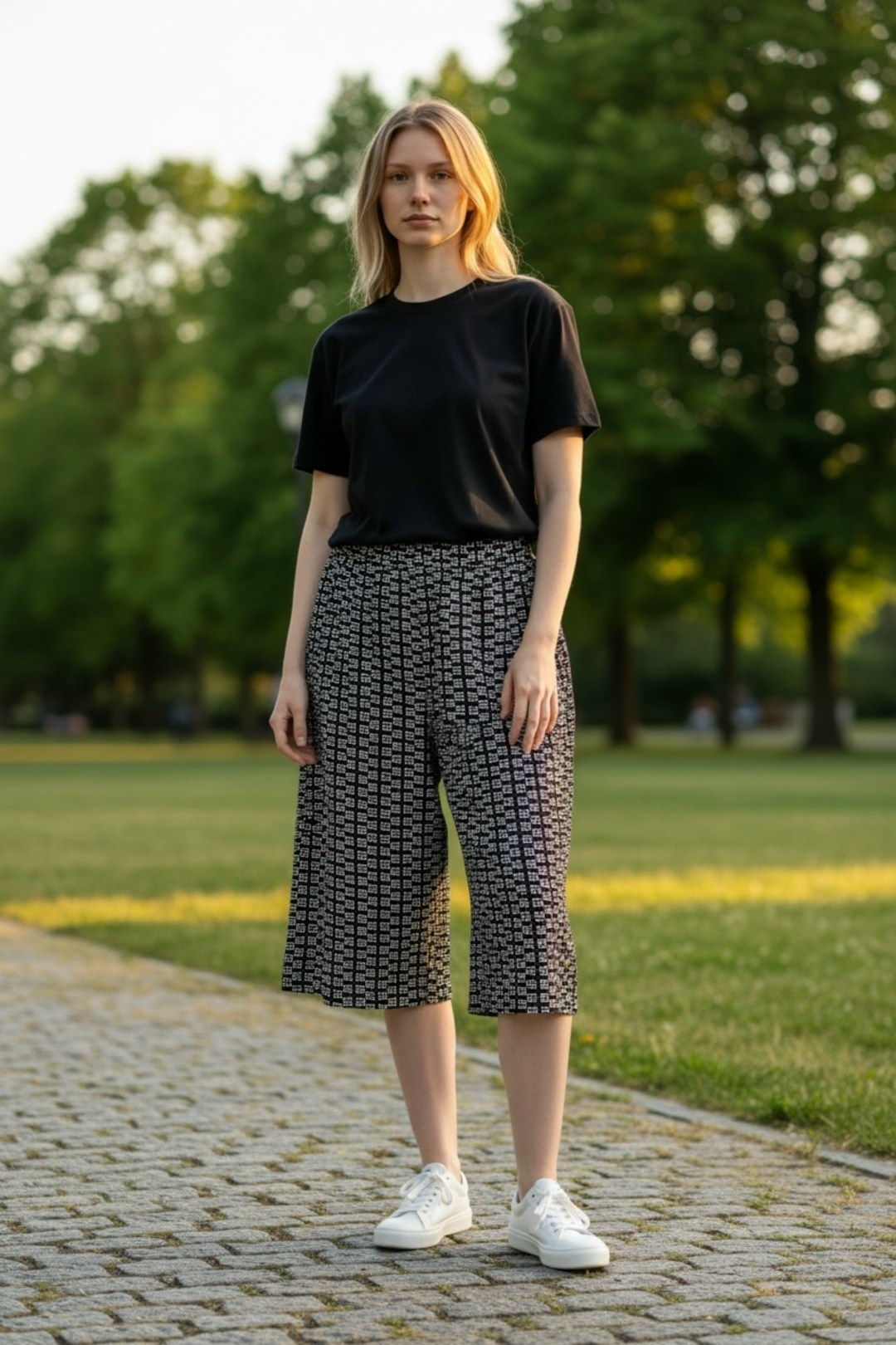 брюки кюлоты,кюлоты,кюлоты женские,брюки укороченные,блуза повседневная