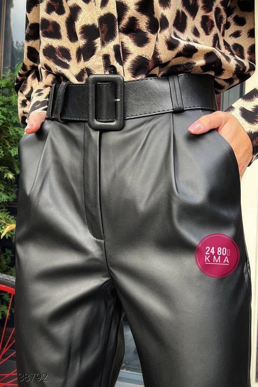 брюки из экокожи,брюки кожаные женские,брюки из эко кожи,штаны из экокожи,брюки женские из экокожи