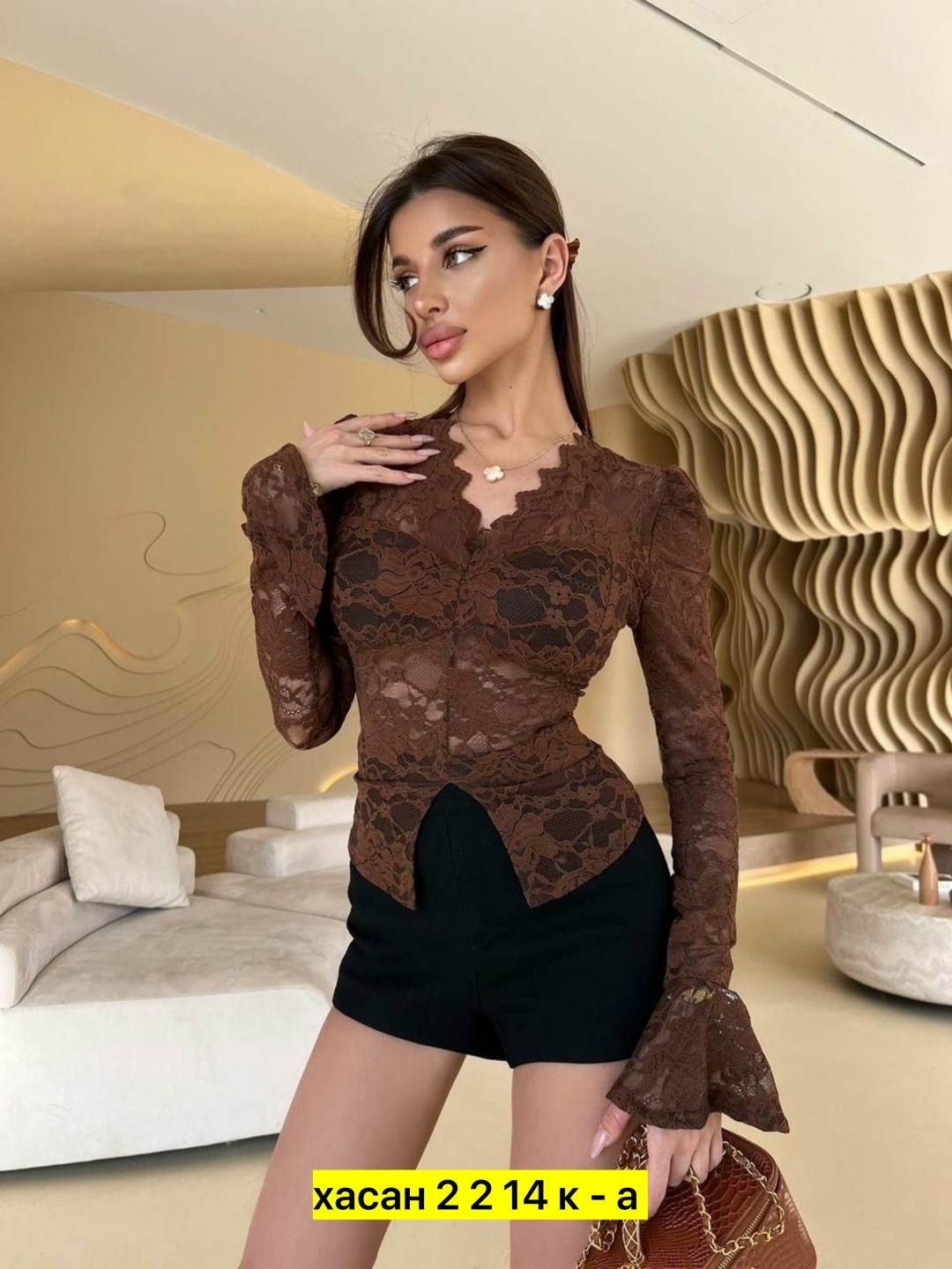 женская кофта,кружевная блузка,,женский кружевной черный топ с длинным рукавом