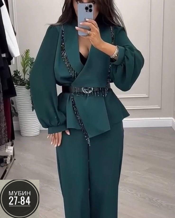 женский брючный костюм,брючный костюм,деловой брючный костюм тройка,брючный костюм тройка,элегантный классический женский костюм тройка пиджак штаны и топ