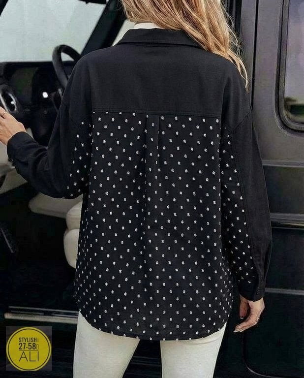 женская рубашка,женская блузка,рубашка женская в горошек с отложным воротником и длинными рукавами,женская блузка рубашка,женская шифоновая блузка в горошек