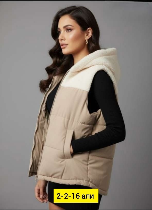 женская жилетка,популярная жилетка,женский жилет,жилетка двухсторонняя,теплый жилет