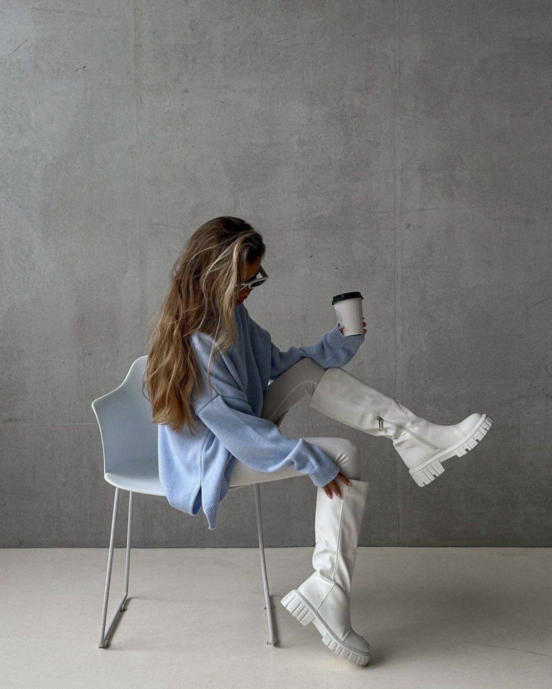 костюм лосины и кофта oversize k118258,удлиненный свитер оверсайз,модные образы,свитер женский оверсайз,стильные образы