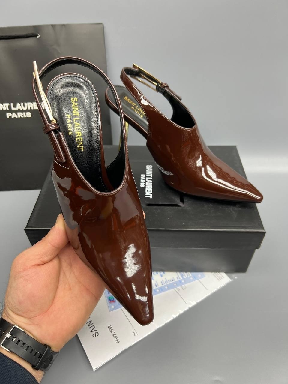 ,туфли yves saint laurent,туфли saint laurent,туфли фенди, женская