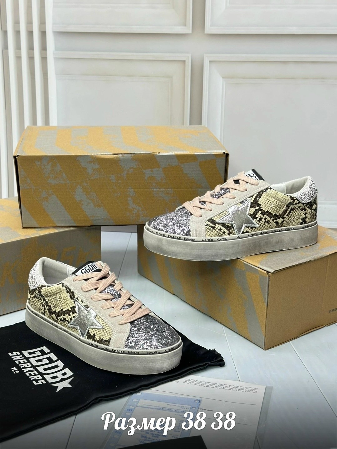 кроссовки golden goose,,кеды golden goose,кроссовки golden goose блестящие, женская
