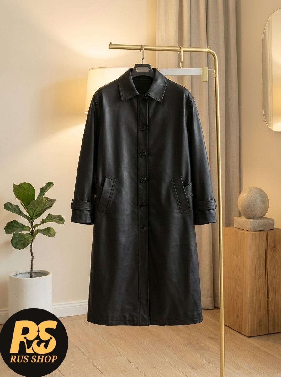 кожаный плащ,женский кожаный плащ длинный,пальто из экокожи,кожаный плащ женский,кожаное пальто
