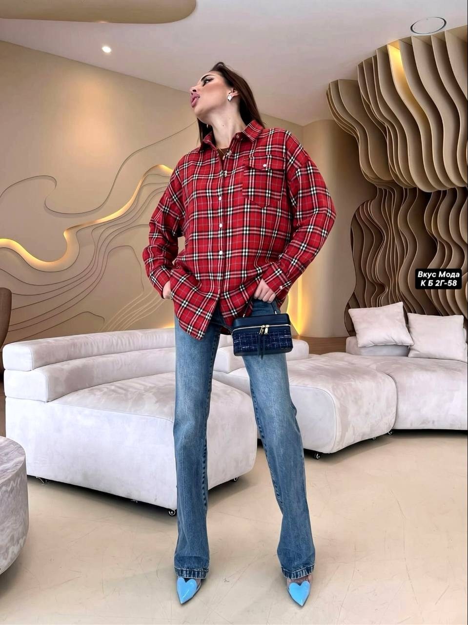 рубашка в клетку женская оверсайз,рубашка в клетку оверсайз vizay,женская рубашка в красную клетку,рубашка оверсайз в клетку,рубашка в клетку оверсайз со стразами perferita
