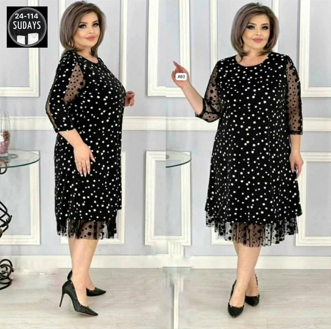 женское праздничное платье больших размеров,платье больших размеров,платье женское больших размеров,вечернее платье больших размеров нарядное в горошек saliya brand,платья для женщин