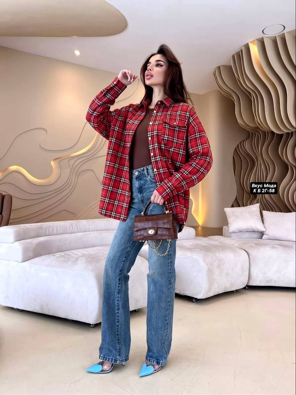 рубашка в клетку женская оверсайз,рубашка в клетку оверсайз vizay,женская рубашка в красную клетку,рубашка оверсайз в клетку,рубашка в клетку оверсайз со стразами perferita