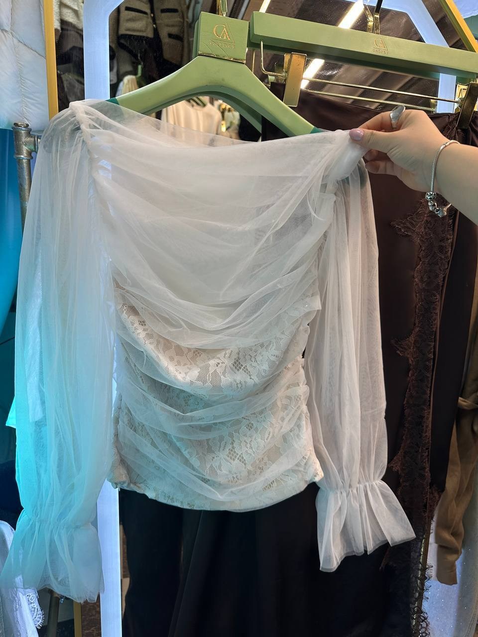 элегантная блузка,блузка органза,прозрачная блузка,шифоновая блузка,кружевная блузка