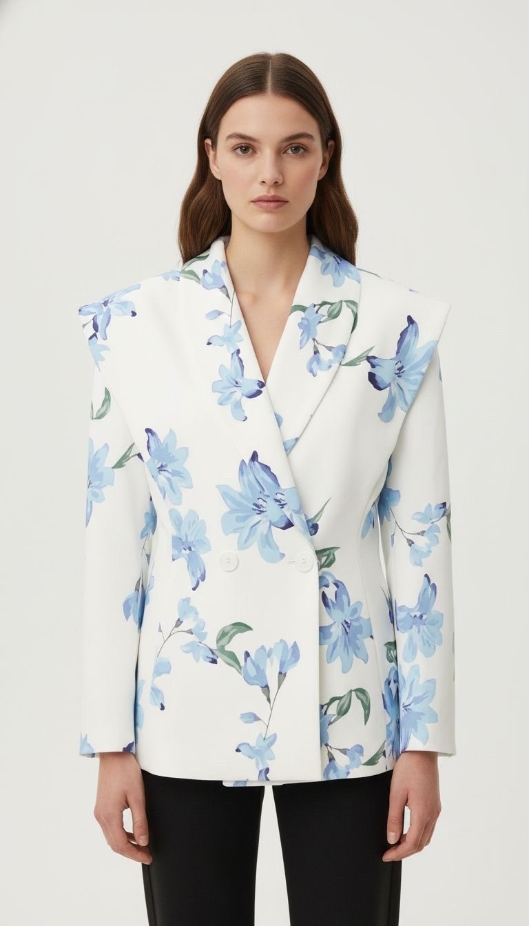 пиджак с цветочным принтом,жакет с цветочным принтом,жакет,пиджак с принтом,жакет женский летний