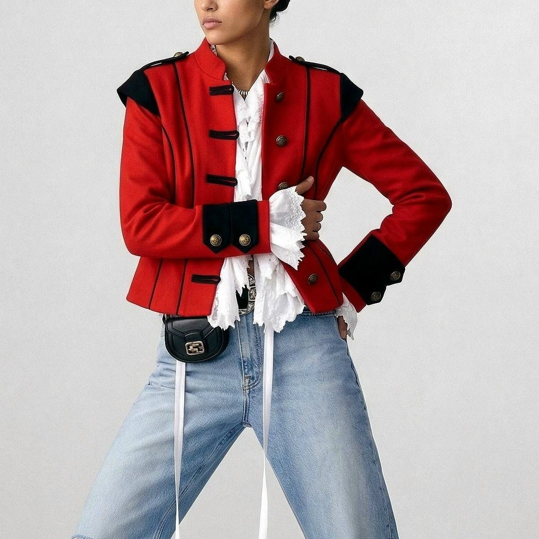 модная женская куртка,куртка в стиле милитари,мода стиль,женские костюмы,гусарский жакет