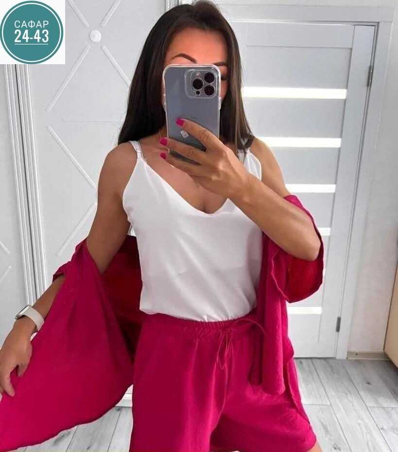 костюм двойка женский с шортами,летние костюмы женские,костюм тройка женский летний,костюм тройка сингапур с шортами,женский костюм с шортами и рубашкой