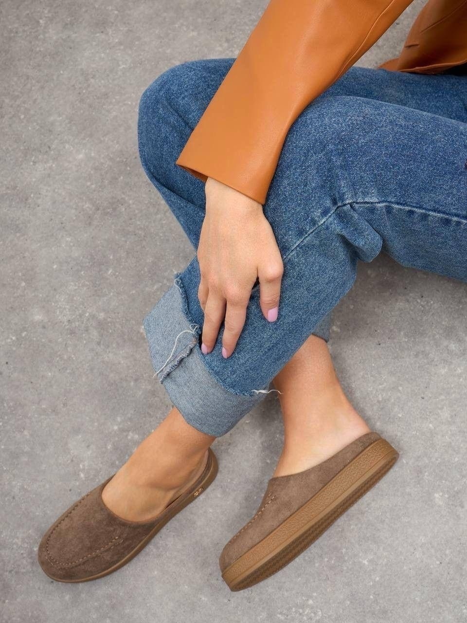 обувь,женская обувь,замшевые мюли,домашняя обувь,обувь кэжуал
