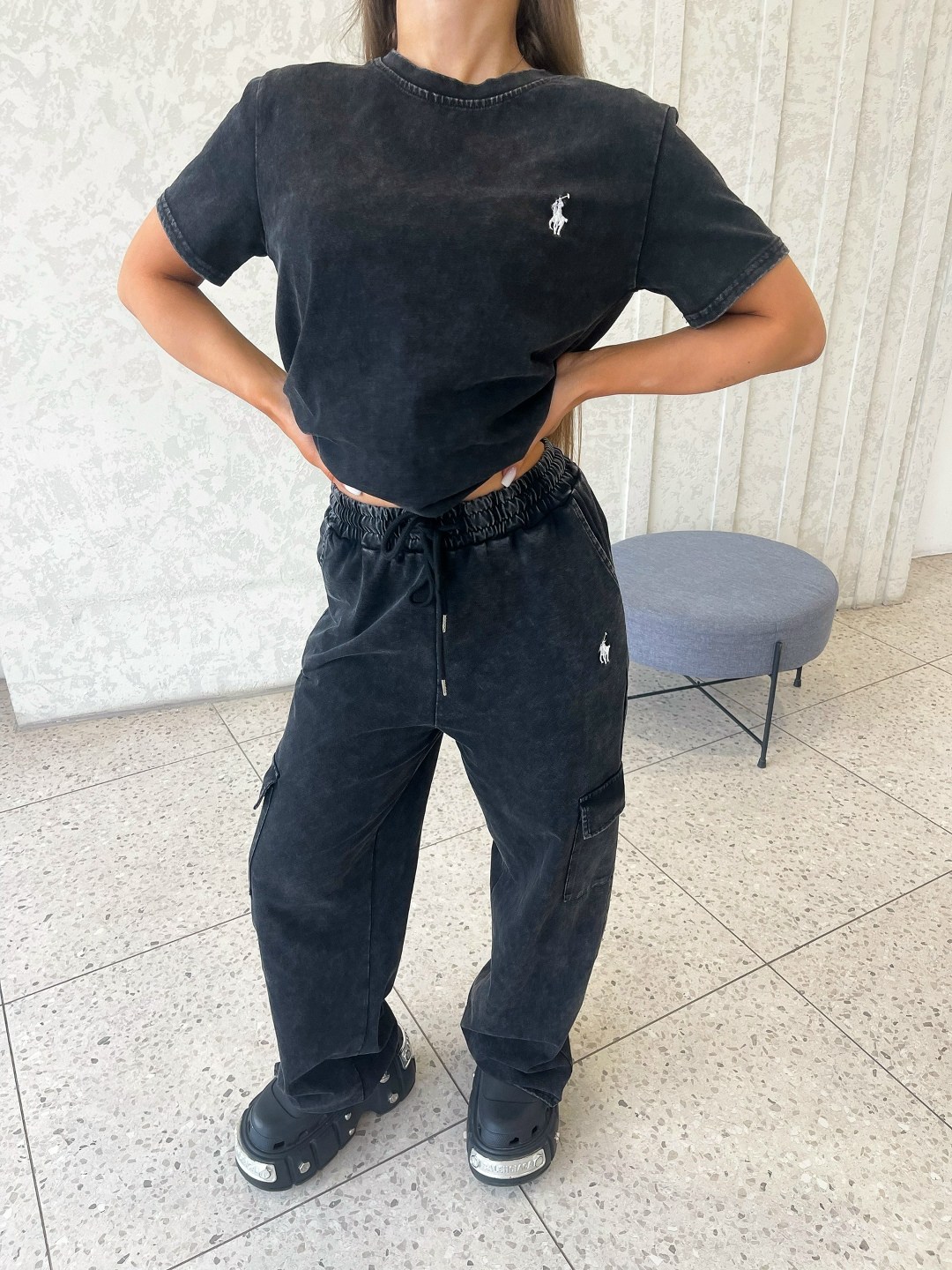 костюм с брюками,стильный костюм,костюм с карманом,костюм женский спортивный,костюм с брюками карго