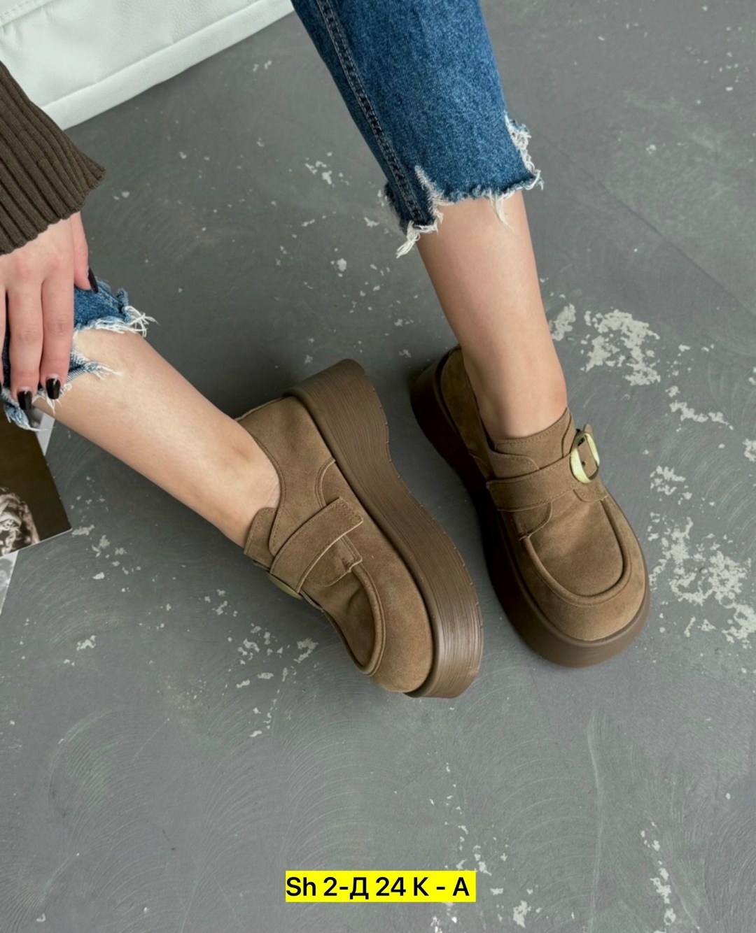 , женская,лоферы женские,повседневная ,лоферы замш