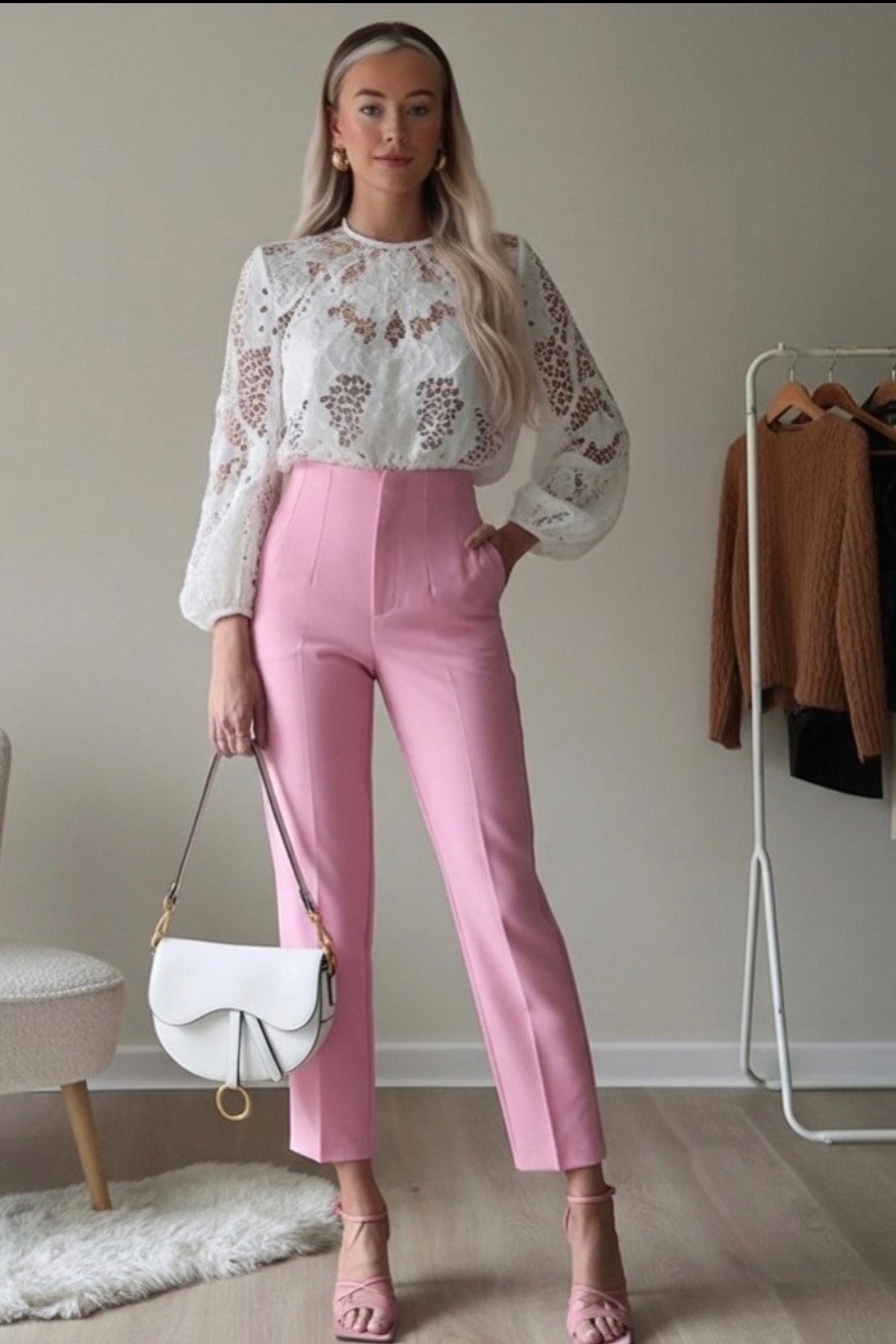 брючный костюм,костюм стильный,кроп топ,модные наряды