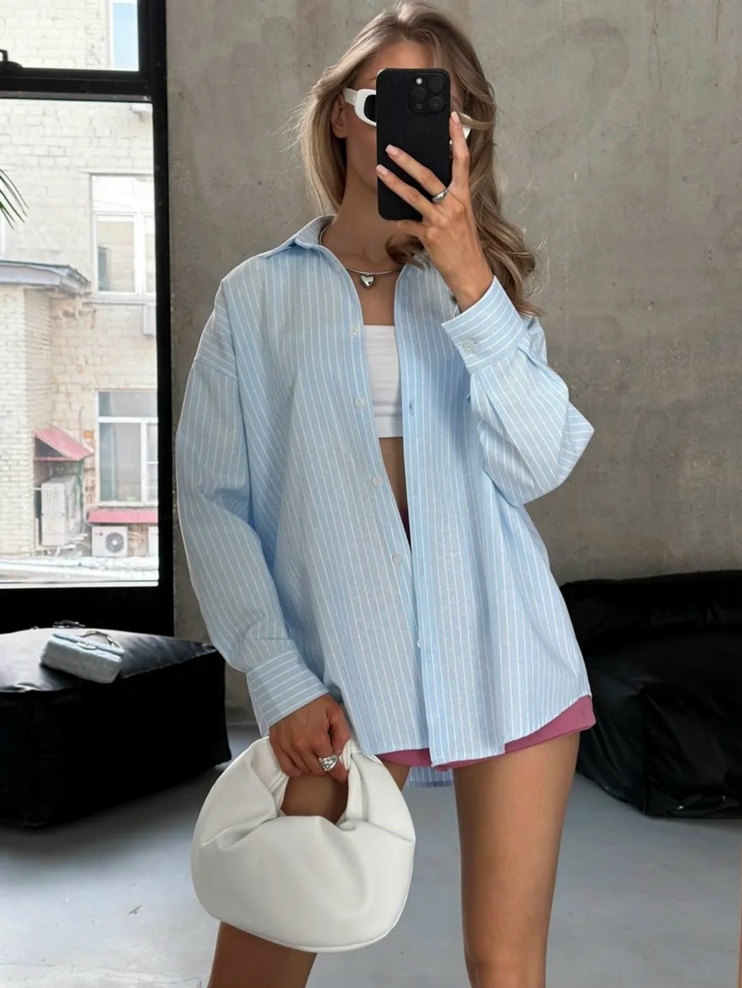 рубашка женская,рубашка в полоску,рубашка женская розовая,хлопковая рубашка в полоску оверсайз cosmo brand,рубашка в полоску оверсайз